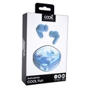 Auriculares Bluetooth Dual Earbuds COOL Fun Celeste