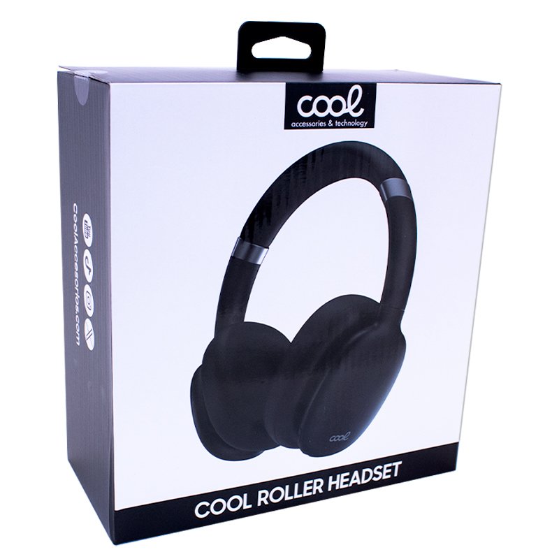 AURICULAR BLUETOOTH COOL ROLLER DIADEMA NEGRO