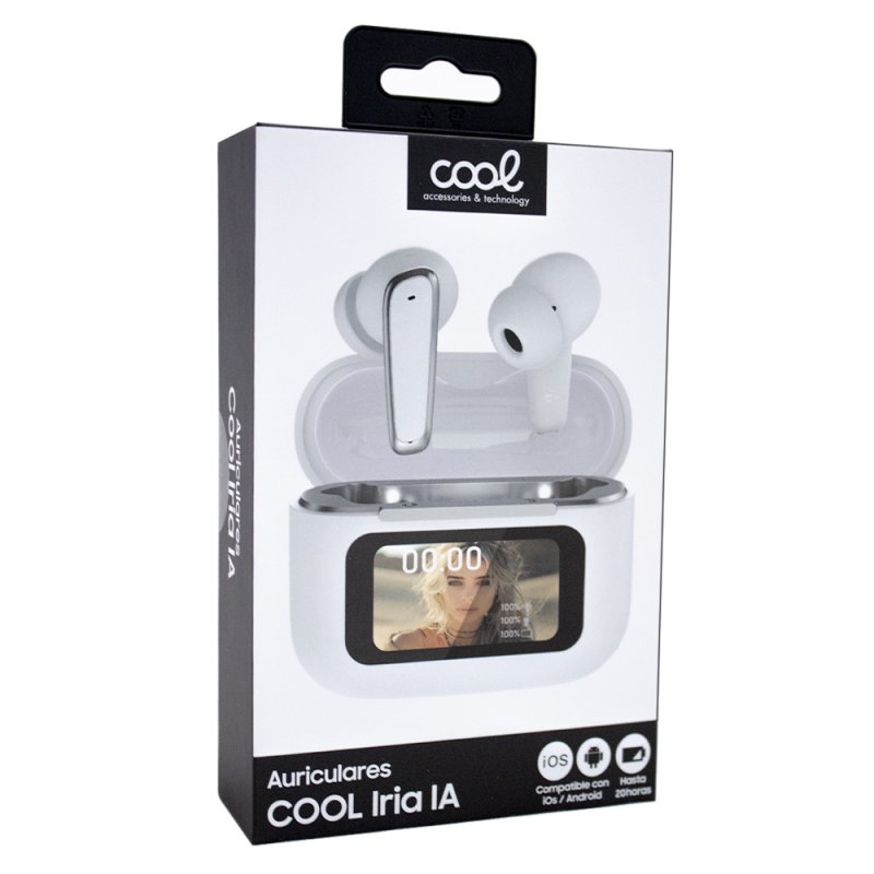 AURICULAR BLUETOOTH COOL IRIA IA BLANCO