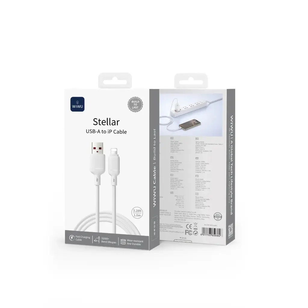 Cable USB-A a Lightning WiWU Stellar