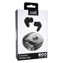 Auriculares Bluetooth Dual Earbuds COOL Fun Negro