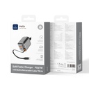 ACC CARGADOR TIPO C HELIX 67W NEGRO WIWU