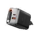 CARGADOR HELIX 45W CON CABLE TIPO C NEGRO WIWU