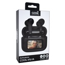 Auriculares Bluetooth Earbuds TWS COOL Iria AI Negro