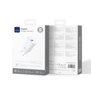 Cargador Red GaN 18W con cable USB-A a Lightning WiWU Essen
