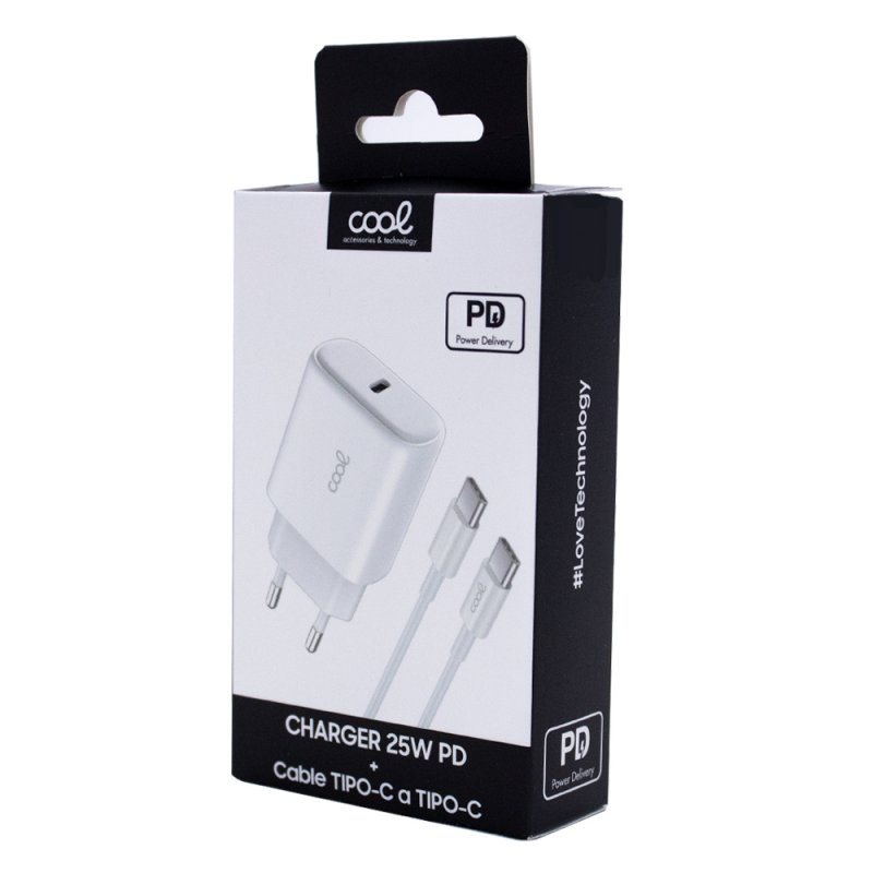 CARGADOR RED CABLE C C 25W BLANCO COOL