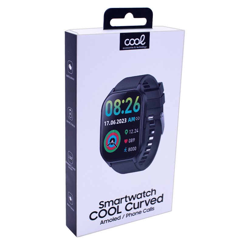 Smartwatch COOL Curved Verde Oscuro