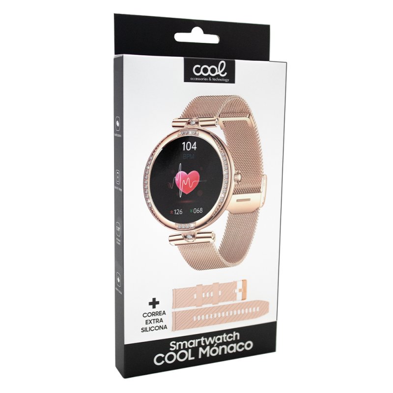 Smartwatch COOL Mónaco Rose Gold