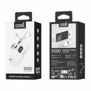 Power Bank 5.000 mAh COOL Cápsula Blanco