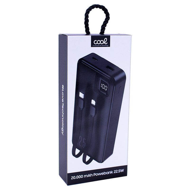 Power Bank 20.000 mAh COOL Negro