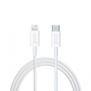 Cable USB-C a Lightning COOL Blanco