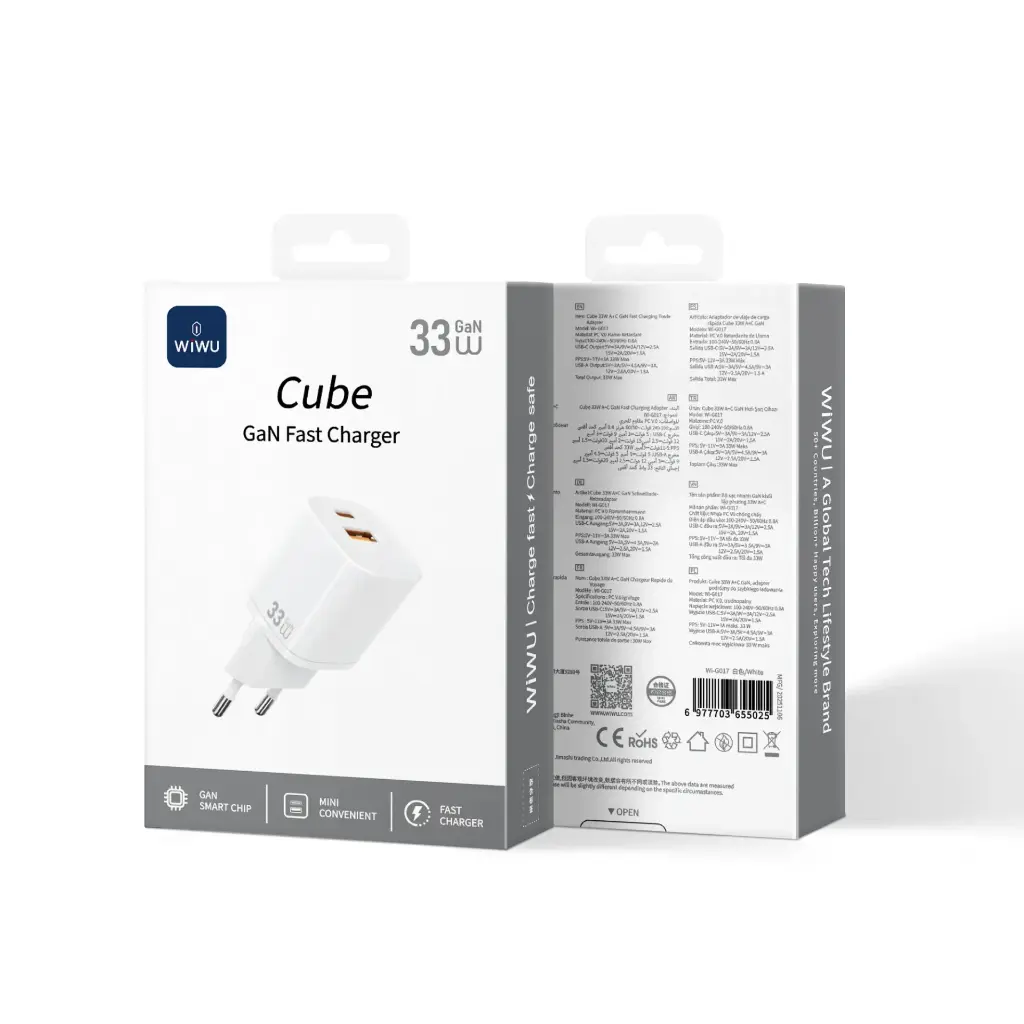 Adaptador Red Gan 33W WiWU Cube