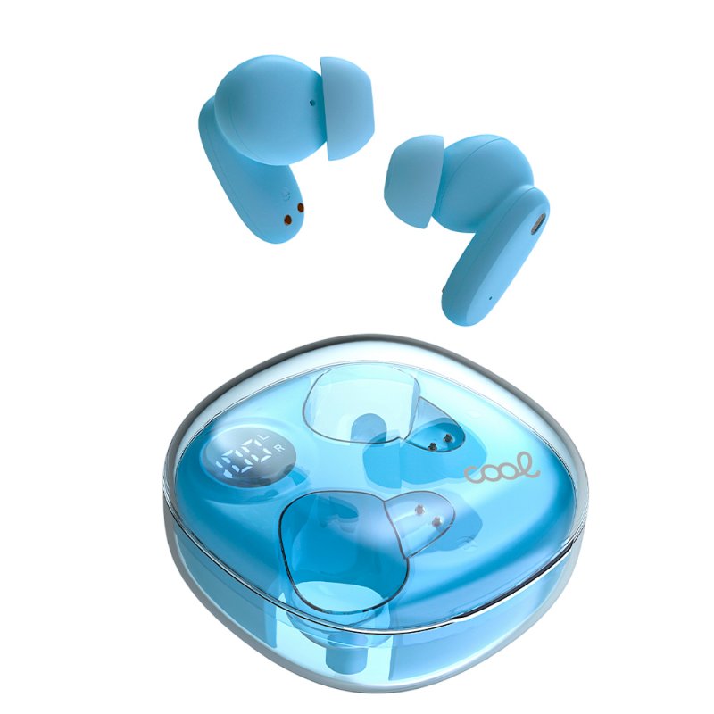 Auriculares Bluetooth TWS COOL Fun Celeste