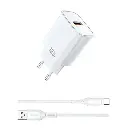 Cargador Red GaN 18W con cable USB-A a USB-C WiWU Essen