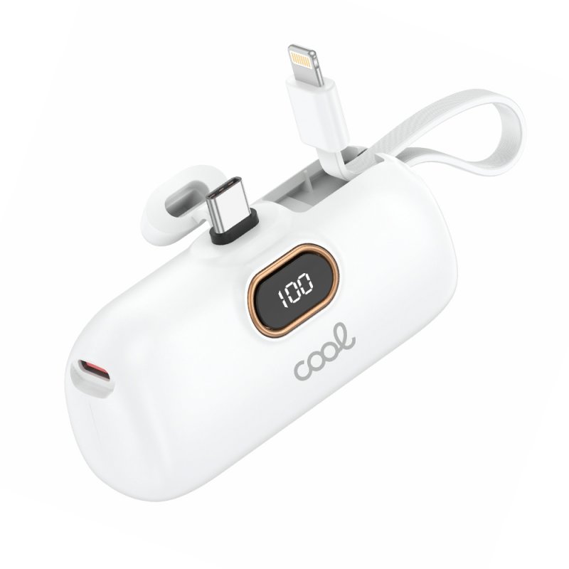 Power Bank 5.000 mAh COOL Capsula Blanco