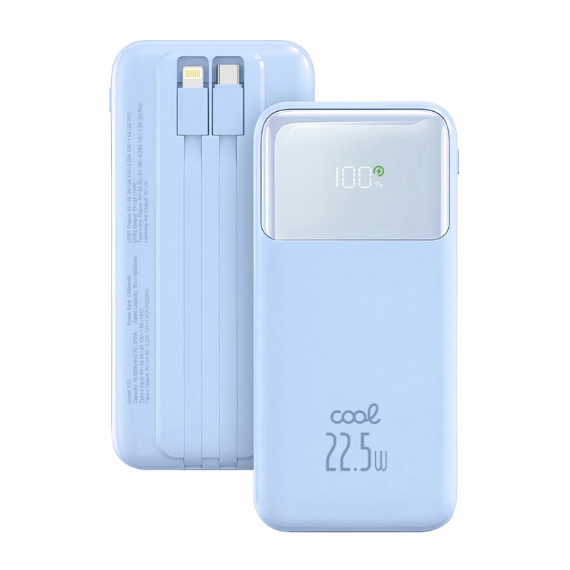 Power Bank 10.000 mAh COOL Pocket Celeste