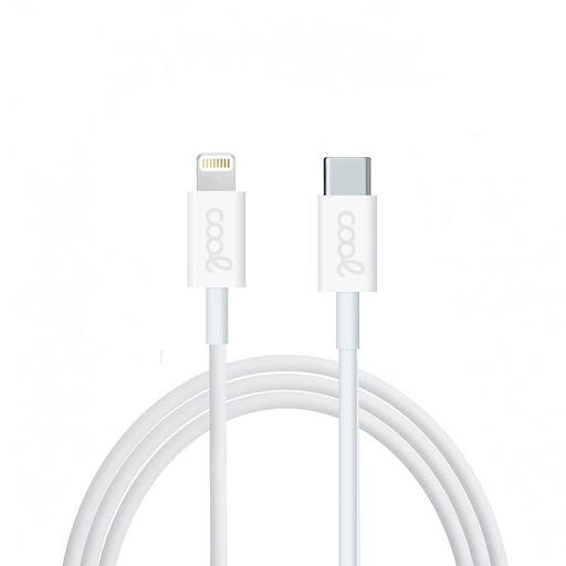 [8434847044170] Cable USB-C a Lightning COOL Blanco