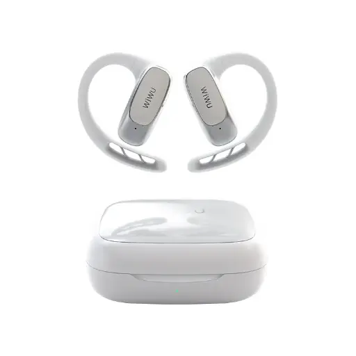 [6977703652352] Auriculares Bluetooth OWS WiWU O600 ANC Blanco