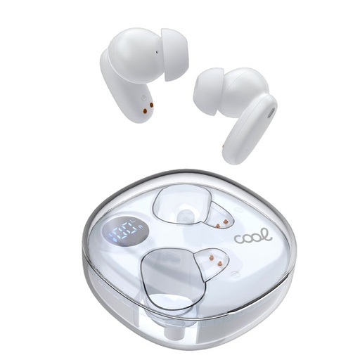 [8434847080789] Auriculares Bluetooth TWS COOL Fun Blanco