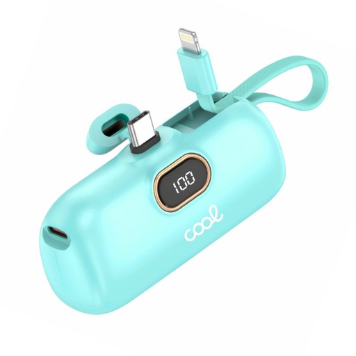 [8434847082561] Power Bank 5.000 mAh COOL Capsula Mint