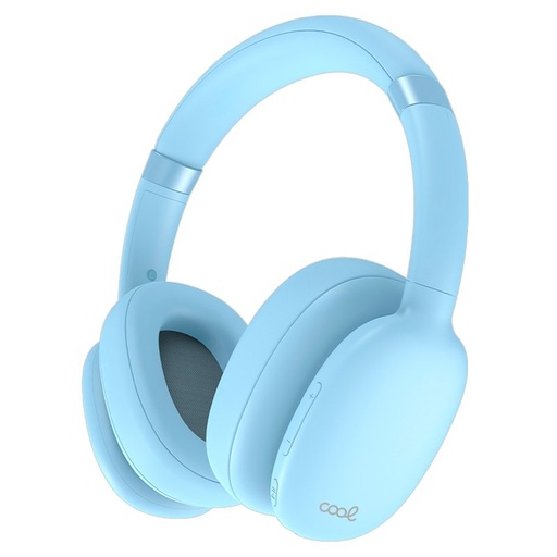 Auriculares Bluetooth Cascos COOL Roller Celeste